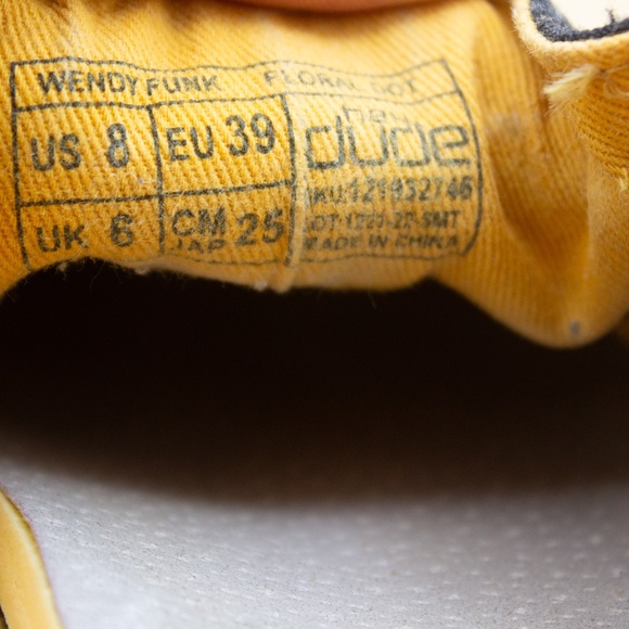 Hey Dude Wendy Funk Floral Dot Slip On Loafer Shoes Women's Size 8 - Picture 7 of 8